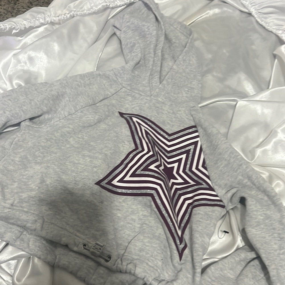 Grey hoodie size 6